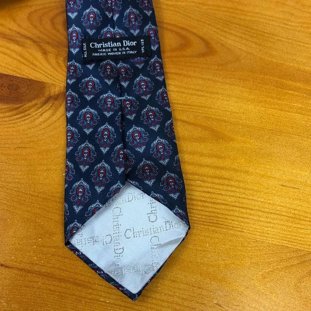 Christian Dior Silk Tie - Picture 3 of 7